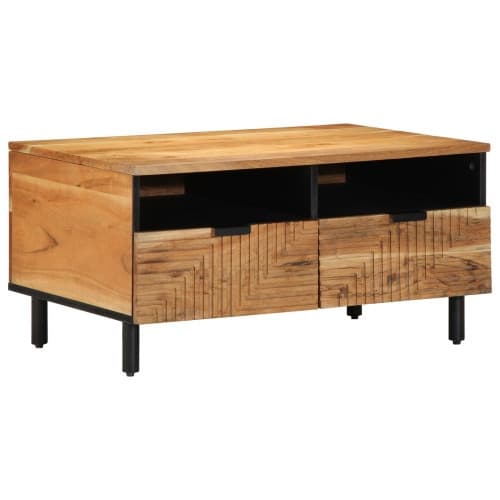 Kaffebord 80x54x40 cm Massivt Akaciaträ