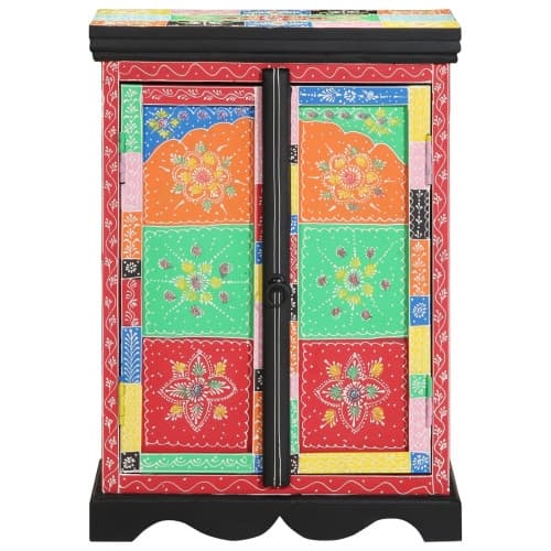 Konsolbord Flerfärgat 50x30x75 cm i Massivt Mangoträd