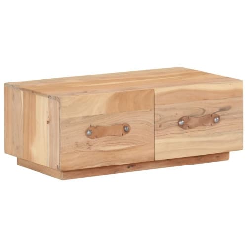 Soffbord 90x50x35 cm massivt återvunnet trä