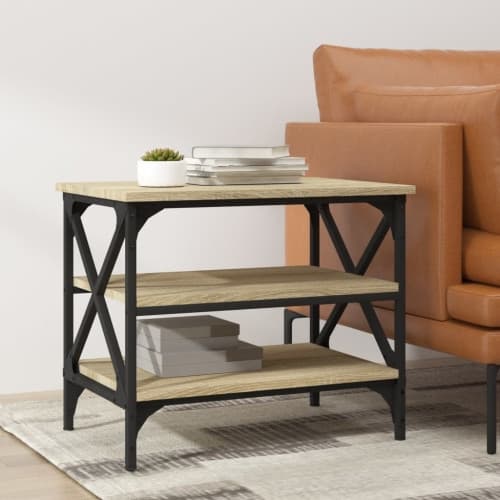 Soffbord sonoma ek 55x38x45 cm konstruerat trä