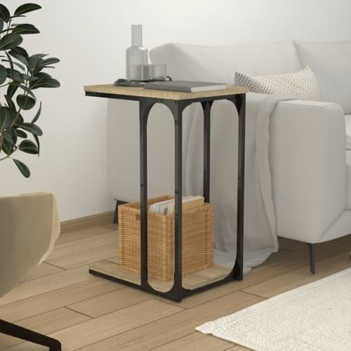 Soffbord sonoma-ek 40x30x60 cm konstruerat trä