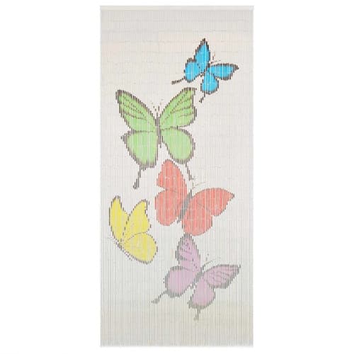 Dörrdraperi i bambu 90x200 cm