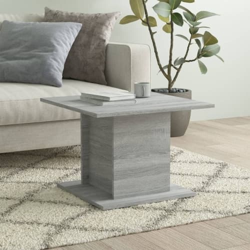 Soffbord grå sonoma 55,5x55,5x40 cm konstruerat trä