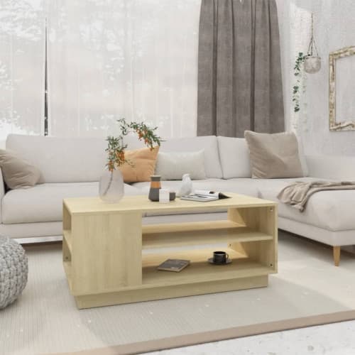 Soffbord sonoma-ek 102x55x43 cm konstruerat trä