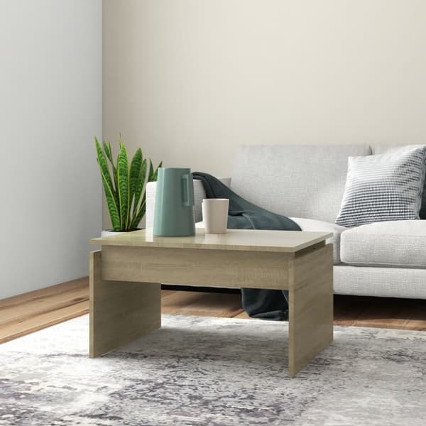 Soffbord sonoma-ek 68x50x38 cm konstruerat trä