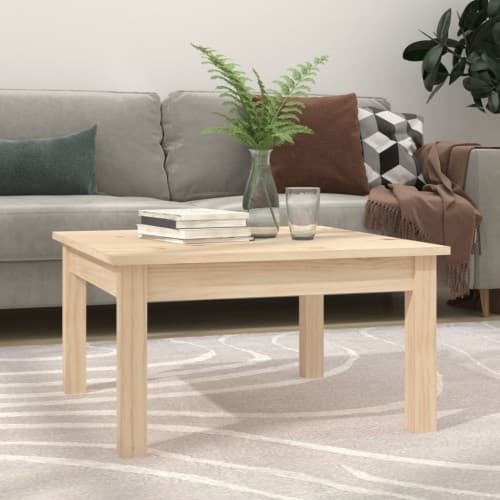 Soffbord 55x55x30 cm massiv furu