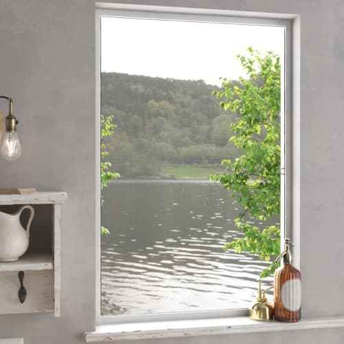 Insektsnät för fönster vit 80x120 cm
