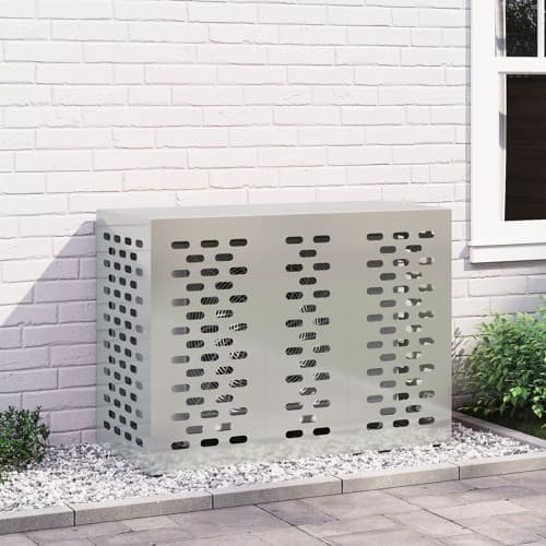 Luftkonditioneringsskydd 110x50x80 cm Galvaniserat Stål