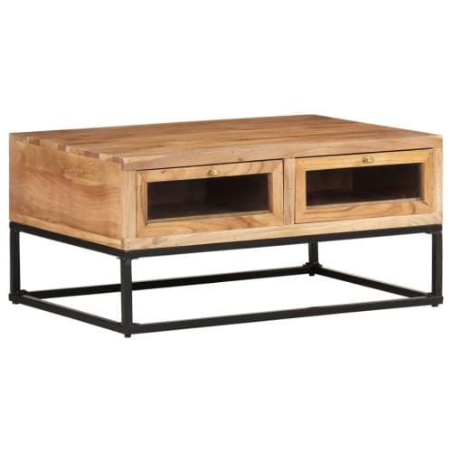 Soffbord 90x60x40 cm massivt akaciaträ