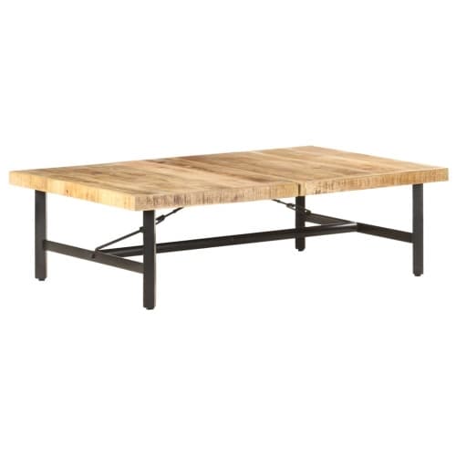 Soffbord 142x90x42 cm massivt mangoträ