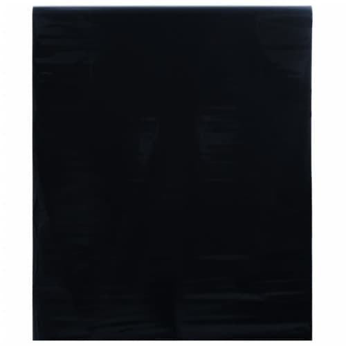 Fönsterfilm statisk frostad frostad svart 45x500 cm PVC