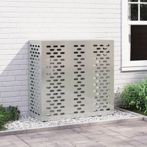 Luftkonditioneringsskydd 110x50x105 cm Galvaniserat Stål