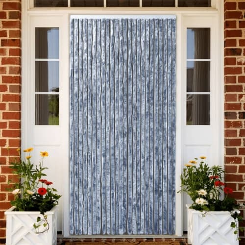 Insektsgardin silver 100x200 cm chenille