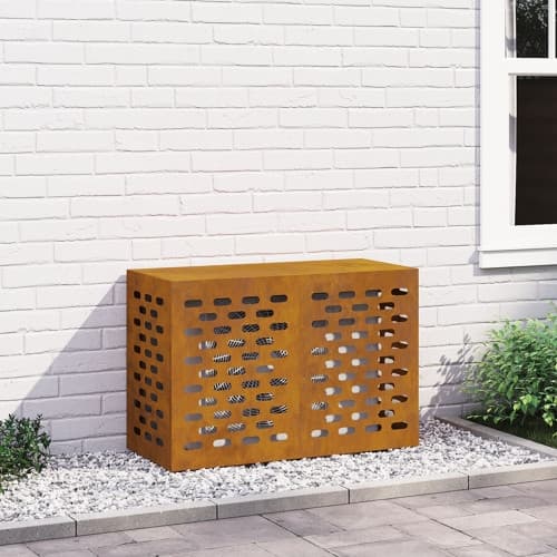 luftkonditioneringsskydd 90x40x60 cm väderbeständigt stål