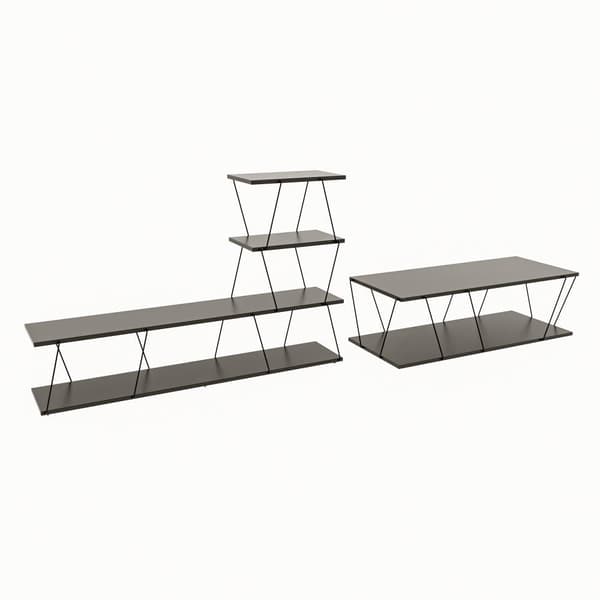 TV stativ og sofabord, Basak, 150x93x30 cm, antracit