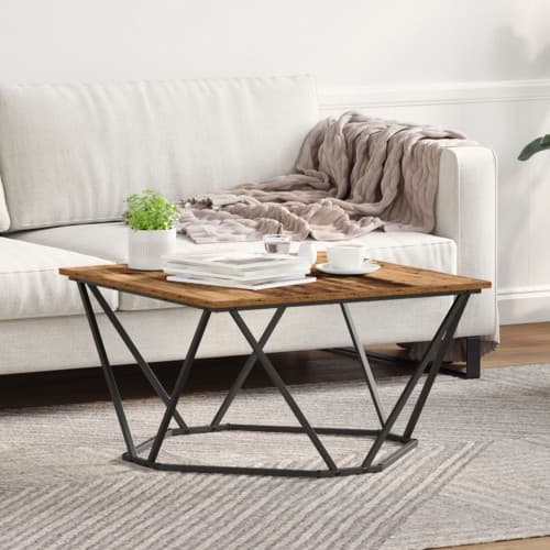 Kaffeebord Gamla Trä 80x80x45 cm Ingenjörsträ