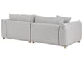 Miniatyrbillede 6 af 11: Sofasæt Grå Polyester 5 Sofagruppe Moderne Sofarrangement med Lænestole Blød Møbelgruppe Design