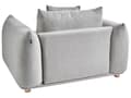 Miniatyrbillede 9 af 11: Sofasæt Grå Polyester 5 Sofagruppe Moderne Sofarrangement med Lænestole Blød Møbelgruppe Design