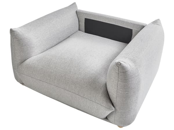 Sofasæt Grå Polyester 5 Sofagruppe Moderne Sofarrangement med Lænestole Blød Møbelgruppe Design