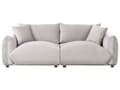 Miniatyrbillede 5 af 11: Sofasæt Taupe Velour 5 Sofagruppe Moderne Sofarrangement med Lænestole Blød Møbelgruppe Design