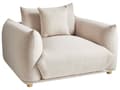 Miniatyrbillede 7 af 11: Sofasæt Beige Polyester 5 Sofagruppe Moderne Sofarrangement med Lænestole Blød Møbelgruppe Design
