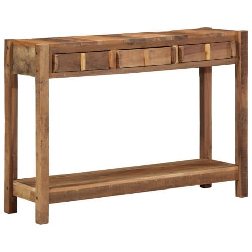 Konsolbord 107x33x76 cm Massivt Återvunnet