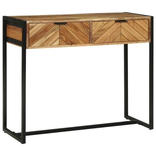 Konsolbord 90x35x75 cm Massivt trä Akacia