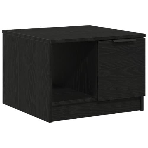 Soffbord svart ek 50x50x36 cm konstruerat trä