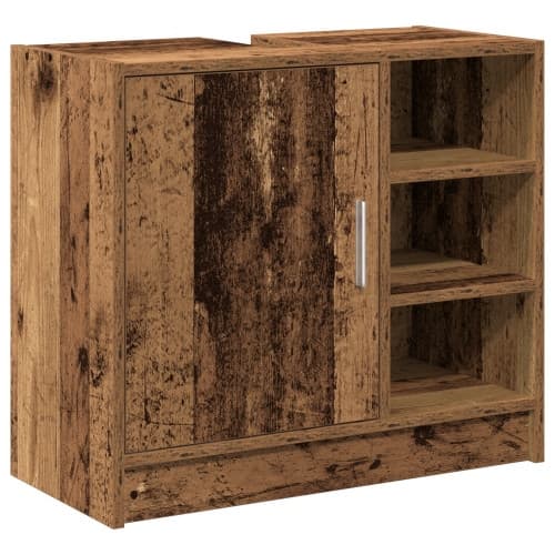 Diskbänkskåp Gammalt Trä 63x29x55 cm