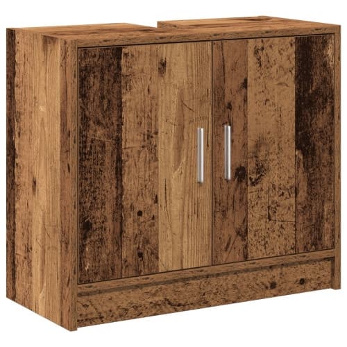 diskbänkskåp gammalt trä 63x29x55 cm konstruerat trä