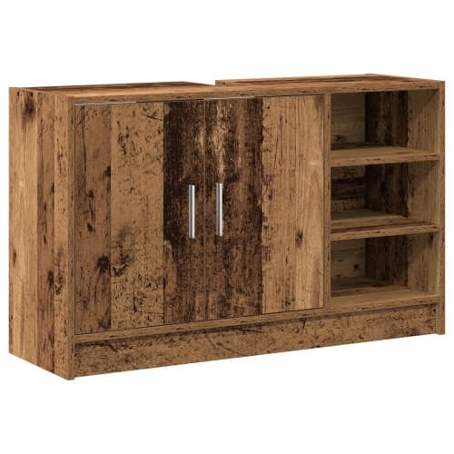 Diskbänksskåp Gammalt Trä 90x29x55 cm Konstruerat Trä