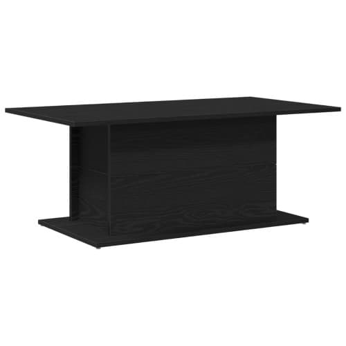 Soffbord svart ek 102x55,5x40 cm konstruerat trä