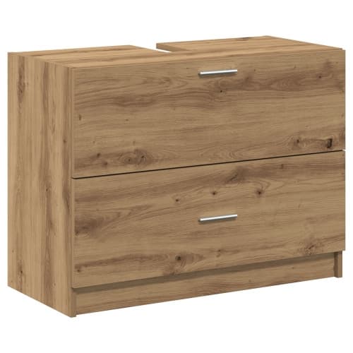 Handfatsskåp Artisan Ek 78x37x59 cm Konstruerat Trä