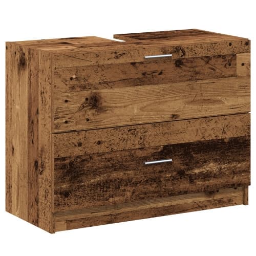 handfatsskåp gammalt trä 78x37x59 cm konstruerat trä