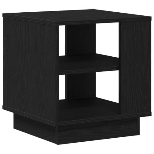 Soffbord svart ek 40x40x43 cm konstruerat trä