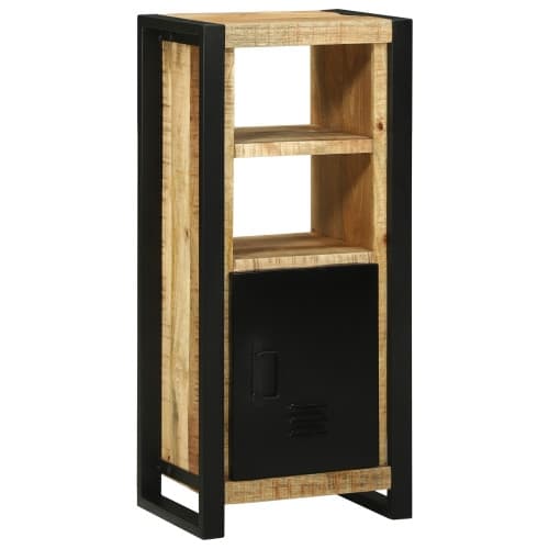 Badrumsväggskåp 40x30x90 cm Solid Grovt Trä Mango