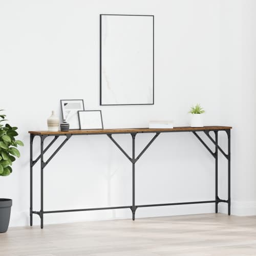 Konsolbord Gammalt Trä 180x23x75 cm Ingenjörsträ