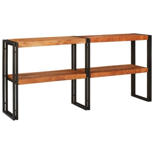 Konsolbord 160x33x75 cm Massivt Akaciaträ