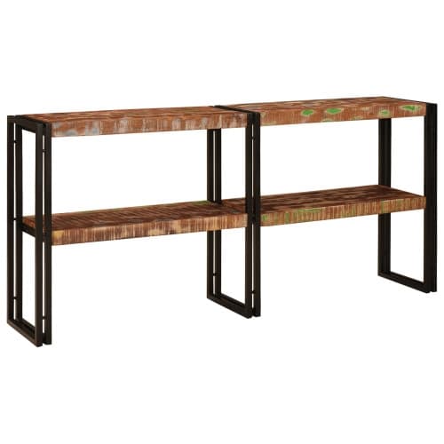 Konsolbord 160x33x75 cm Massivt återvunnet trä