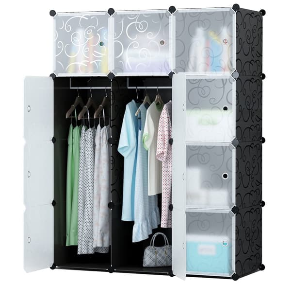 Modulær garderobe 12x