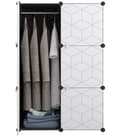 Miniatyrbillede 1 af 3: Modulær garderobe 6x