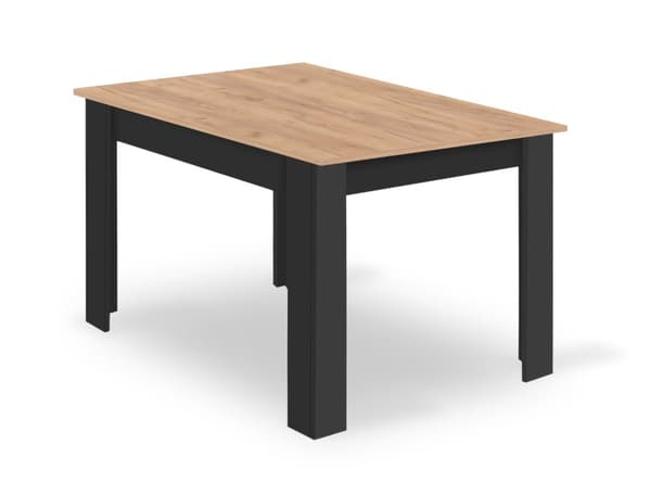 Pöytäsetti NP 120x80 Craft Musta + 4 tuolia OSAKA musta