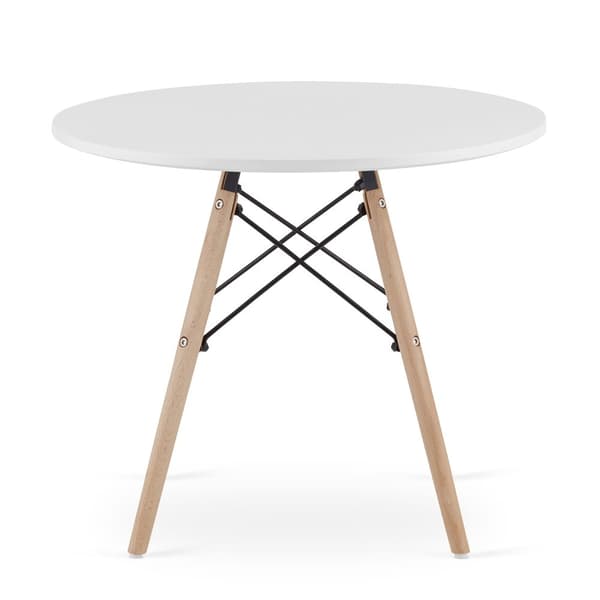 MAKSI Runt bord 60cm - Vitt