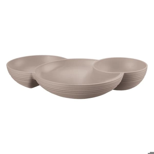 GUZZINI ANTIPASTIERA TIERRA GRIGIO TORTORA 29,5X21,4X5,2CM TILLBEHÖR CASA CUCINA