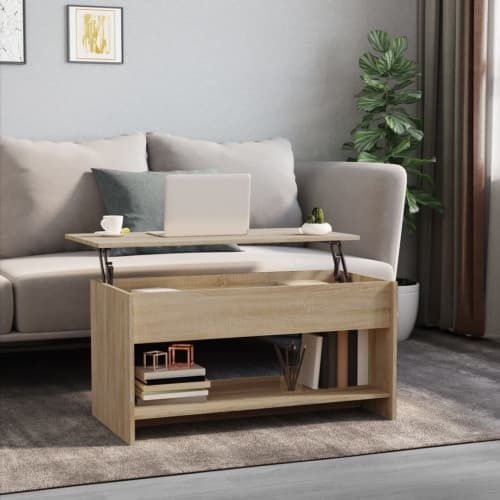 Soffbord sonoma-ek 102x50x52,5 cm konstruerat trä