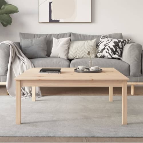 Soffbord 100x100x40 cm massiv furu
