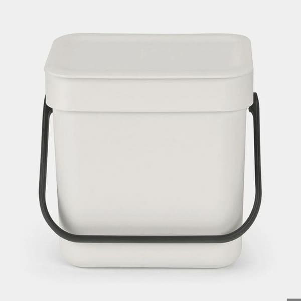 PATTUMIERA SORT & GO 3L LJUSET GRÅ BRABANTIA