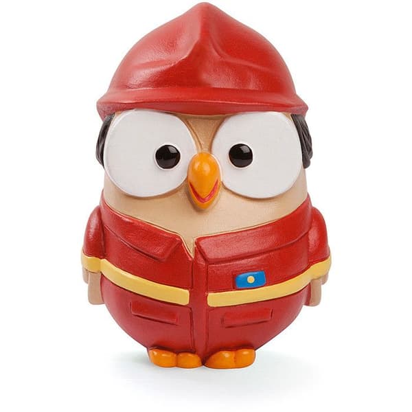 EGAN ITALIEN STATUETT GOOFI FASCINATIONEN I UNIFORMEN UGGLE BRANDMÄN 8X10 CM PRESENTE IDÉER FÖDELSEDAG KOLLEKTION