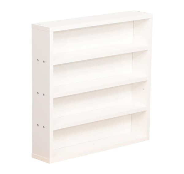 Shelf LESTER 48x10xH47,5cm, white