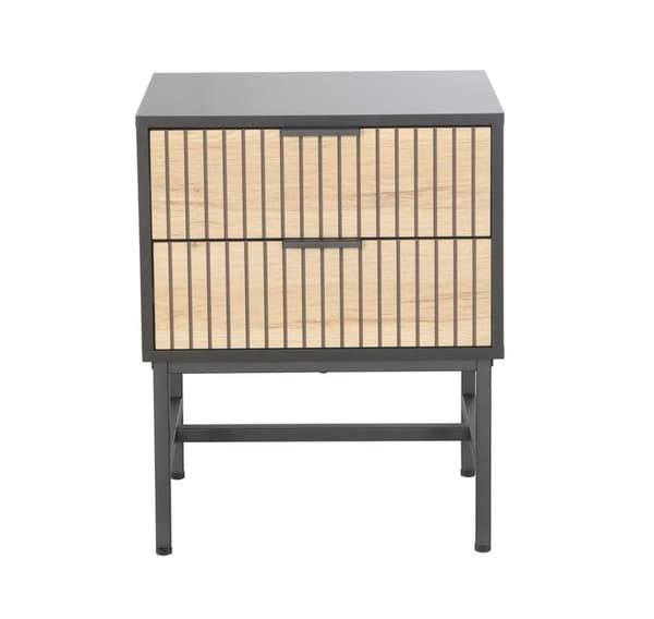 Side table / night stand HELVE 48x40xH60cm, melamine
